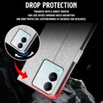 Shock Proof Flip Cover Back Case for Iqoo Z7 Pro | Magnetic Wallet Leather Case with Stand - Image 8