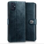 Shock Proof Flip Cover Back Case for Samsung Galaxy M04 4G | Magnetic Wallet Leather Case with Stand - Image 2