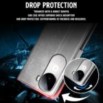 Shock Proof Flip Cover Back Case for Iqoo Z9S 5G | Magnetic Wallet Leather Case with Stand - Image 8