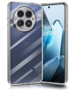 Transparent Back Cover Case for 1+ OnePlus 13 5G | Raised Bumps for Full Device & Camera Protection Shockproof TPU Silicone Back Case Mobile Cover Transparent - Image 3