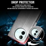 Shock Proof Flip Cover Back Case for Vivo V30E 5G | Magnetic Wallet Leather Case with Stand - Image 8