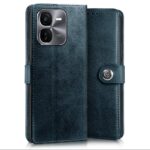 Shock Proof Flip Cover Back Case for Iqoo Z9X 5G | Magnetic Wallet Leather Case with Stand - Image 4