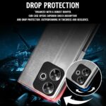 Shock Proof Flip Cover Back Case for Mi Redmi 13 5G | Magnetic Wallet Leather Case with Stand - Image 5