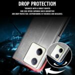 Shock Proof Flip Cover Back Case for Vivo Y200 Pro 5G | Magnetic Wallet Leather Case with Stand - Image 5