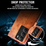 Shock Proof Flip Cover Back Case for Realme C75 5G | Magnetic Wallet Leather Case with Stand - Image 6