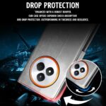 Shock Proof Flip Cover Back Case for Realme Narzo 80 Pro 5G | Magnetic Wallet Leather Case with Stand - Image 4