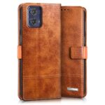Shock Proof Flip Cover Back Case for Motorola Moto G73 5G | Magnetic Wallet Leather Case with Stand - Image 2