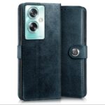 Shock Proof Flip Cover Back Case for Oppo A79 5G | Magnetic Wallet Leather Case with Stand - Image 4