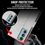 Shock Proof Flip Cover Back Case for Samsung Galaxy M14 5G | Magnetic Wallet Leather Case with Stand - Image 8