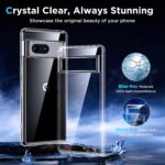 Crystal Clear Transparent Back Case Cover for Google Pixel 7 | Full Device & Camera Protection Shockproof TPU | Flexible Silicone Back Cover Case Transparent - Image 2