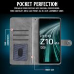Shock Proof Flip Cover Back Case for Vivo T4 Lite 5G | Magnetic Wallet Leather Case with Stand - Image 4