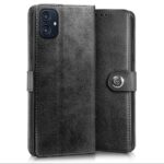 Shock Proof Flip Cover Back Case for Samsung Galaxy M04 | Magnetic Wallet Leather Case with Stand - Image 2