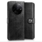 Shock Proof Flip Cover Back Case for Mi Redmi A3 | Magnetic Wallet Leather Case with Stand - Image 3