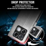 Shock Proof Flip Cover Back Case for Infinix Gt 20 Pro | Magnetic Wallet Leather Case with Stand - Image 5