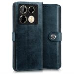 Shock Proof Flip Cover Back Case for Infinix Note 40 Pro | Magnetic Wallet Leather Case with Stand - Image 2