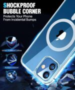 Ultra-Hybrid Back Case Cover for iPhone 12 / for iPhone 12 Pro | Compatible with MagSafe | Drop and Camera Protection | Shock Proof Crystal Clear Mobile Back Case (PC+TPU, Transparent) - Image 5