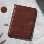 Shock Proof Flip Cover Back Case for Lenovo Tab M10 2Nd Gen (10.1 Inch) Flip Cover Tablet Back Case | Shock Proof Folio | Magnet Closure With Viewing Stand (Flexible | Leather Finish | Card Pockets Wallet | Brown) | Magnetic Wallet Leather Case with Stand - Image 4