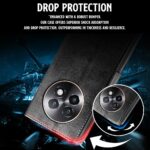 Shock Proof Flip Cover Back Case for Realme 13 Plus 5G | Magnetic Wallet Leather Case with Stand - Image 8