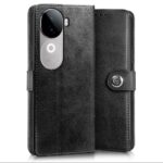 Shock Proof Flip Cover Back Case for Iqoo Z9S 5G | Magnetic Wallet Leather Case with Stand - Image 3