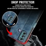 Shock Proof Flip Cover Back Case for Motorola Moto G60 | Magnetic Wallet Leather Case with Stand - Image 6