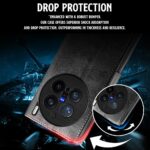 Shock Proof Flip Cover Back Case for Vivo X200 Pro 5G | Magnetic Wallet Leather Case with Stand - Image 5