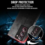 Shock Proof Flip Cover Back Case for Realme 14X 5G | Magnetic Wallet Leather Case with Stand - Image 8