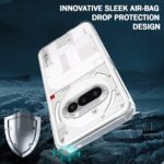 Transparent Back Case Cover for Nothing Phone 3a 5G | Shockproof Mobile Cover | Anti-Slip Grip | Raised Bumps for Full Device & Camera Protection | Soft TPU Silicone Case Transparent - Image 5