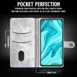 Shock Proof Flip Cover Back Case for Redmi Note 10 Lite | Magnetic Wallet Leather Case with Stand - Image 3