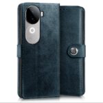 Shock Proof Flip Cover Back Case for Iqoo Z9S 5G | Magnetic Wallet Leather Case with Stand - Image 4