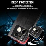 Shock Proof Flip Cover Back Case for Infinix Note 40 Pro | Magnetic Wallet Leather Case with Stand - Image 6