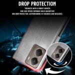 Shock Proof Flip Cover Back Case for Realme P3 5G | Magnetic Wallet Leather Case with Stand - Image 4