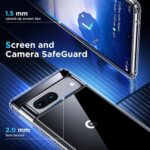 Crystal Clear Transparent Back Case Cover for Google Pixel 7 | Full Device & Camera Protection Shockproof TPU | Flexible Silicone Back Cover Case Transparent - Image 5