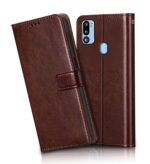 Shock Proof Flip Cover Back Case for Samsung Galaxy M21 / M30S / M21 2021 Edition | Magnetic Wallet Leather Case with Stand - Image 4