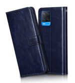 Shock Proof Flip Cover Back Case for Oppo A54 4G | Magnetic Wallet Leather Case with Stand - Image 2