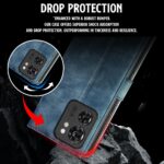 Shock Proof Flip Cover Back Case for Motorola Moto Edge 40 5G | Magnetic Wallet Leather Case with Stand - Image 4