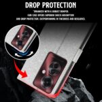 Shock Proof Flip Cover Back Case for Oppo F25 Pro 5G | Magnetic Wallet Leather Case with Stand - Image 5