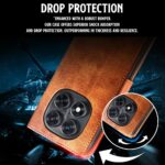 Shock Proof Flip Cover Back Case for Redmi Note 14 Pro 5G | Magnetic Wallet Leather Case with Stand - Image 8