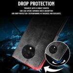 Shock Proof Flip Cover Back Case for Oneplus 7T | Magnetic Wallet Leather Case with Stand - Image 6