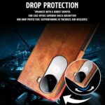 Shock Proof Flip Cover Back Case for Iqoo Z9S 5G | Magnetic Wallet Leather Case with Stand - Image 5