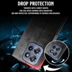 Shock Proof Flip Cover Back Case for Motorola Moto Edge 50 Neo 5G | Magnetic Wallet Leather Case with Stand - Image 5