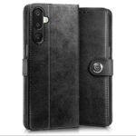 Shock Proof Flip Cover Back Case for Samsung Galaxy M16 5G | Magnetic Wallet Leather Case with Stand - Image 2