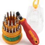 Magnetic 31 in 1 Repairing ScrewDriver Tool Set (Multicolor, 31 Pieces)