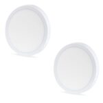 LED Light for Ceiling, 18-Watt Panel Light with IP50 Dust Proof for Indoor Use at Home and Office (Pack of 2)