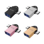 USB OTG 2-in-1 V8 & Type-C Adapter for Android Devices (Pack of 10)
