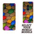 Rainbow leaf Imported Hard Plastic Back Cover (All Models)