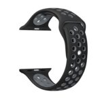 42/44/45 mm Dotted Strap Compatible with FIRE_BOLT Ring, APPL SERIES 7 /6/5/4/3/2/1/SE, 44 mm Silicone Watch Strap Black