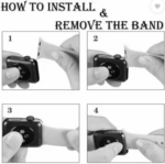 42/44/45 mm Strap Compatible with FIRE_BOLT Ring, APPL SERIES 7 /6/5/4/3/2/1/SE, 44 mm Silicone Watch Strap RAINBOW - Image 2