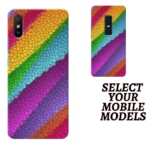 Rainbow diamond Imported Hard Plastic Back Cover (All Models)