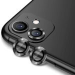 Protect the camera ring lens protector (Tempered Glass) Black Colour for Apple iPhone XR 128GB (Black)