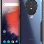 IPAKY Transparent Bumper Clear Back Case Cover for Oneplus 7T
